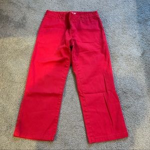Dickies Red Crop Pants